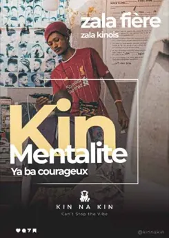 Affiche « Kin Mentalité » — un jeune coiffeur dans son salon